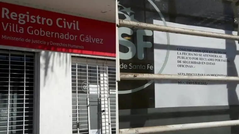 V. G. Gálvez: Paro por tiempo indeterminado en el Registro Civil