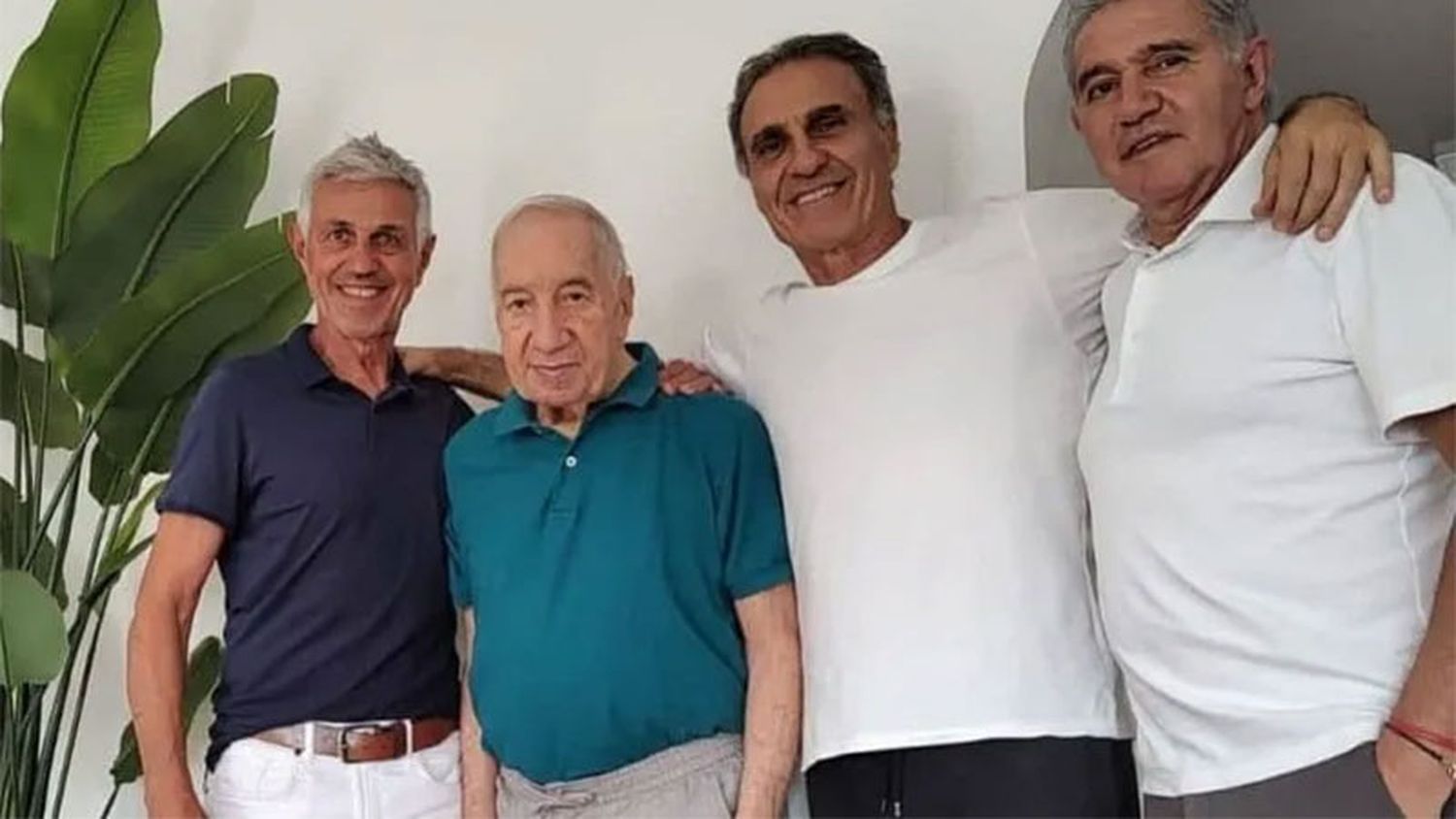 Bilardo junto a campeones en México 86: "Qué linda tarde pasamos", dijo Burruchaga