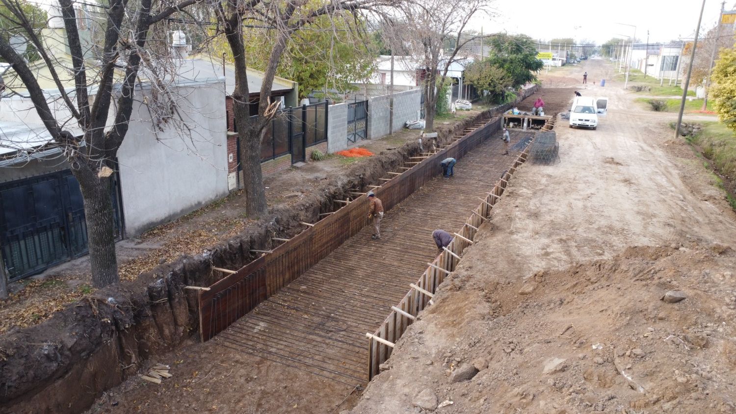 La obra llevará tranquilidad a un sector importante de la ciudad en lo relacionado con el anegamiento de calles.