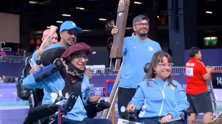 Stefania Ferrando y Rodrigo Romero lograron el bronce en los Juegos Paralímpicos
