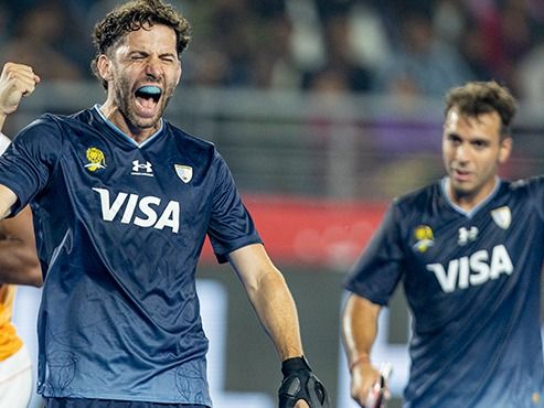 Histórica goleada de Los Leones 8 a 0 ante India. Foto: CAH