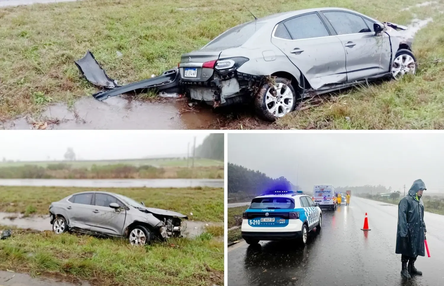 Impactante despiste: una beba que viajaba al Garrahan iba a bordo del auto