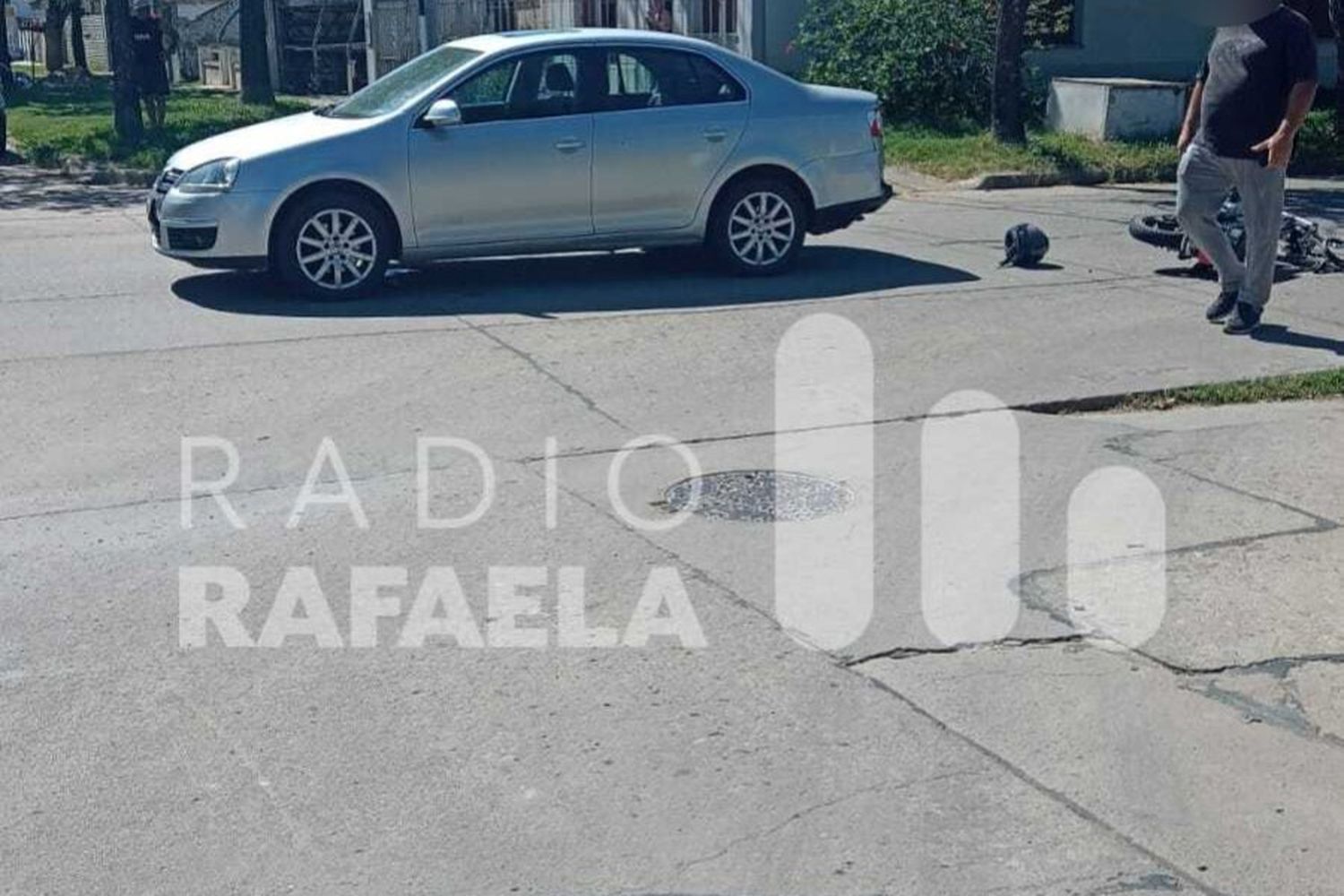 Accidente de tránsito en barrio Amancay: joven de 19 años sufrió lesiones