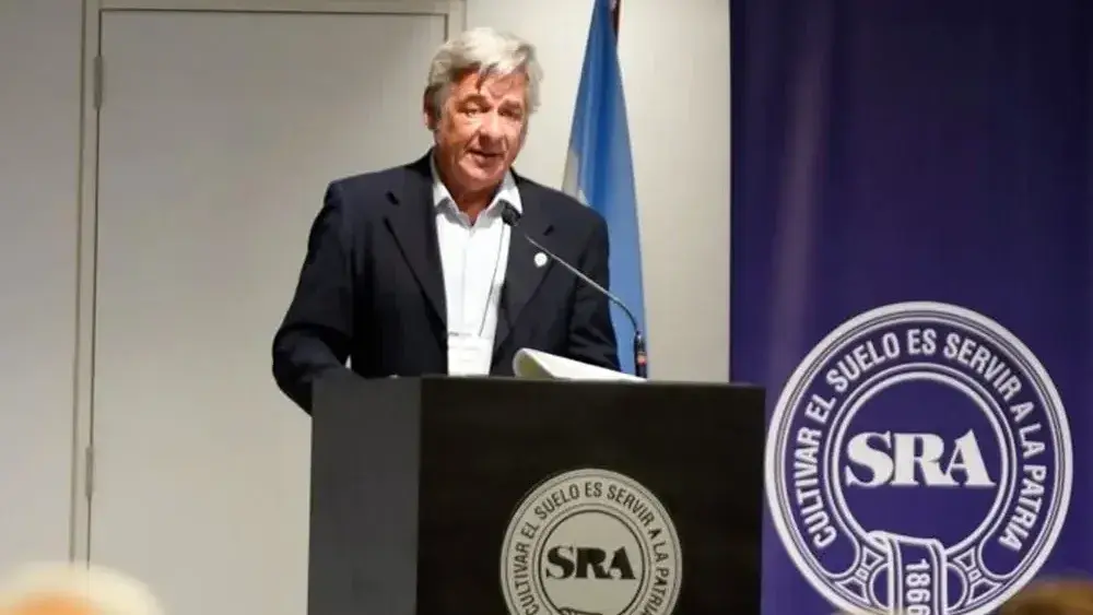 Nicolas Pino, presidente de la Sociedad Rural.