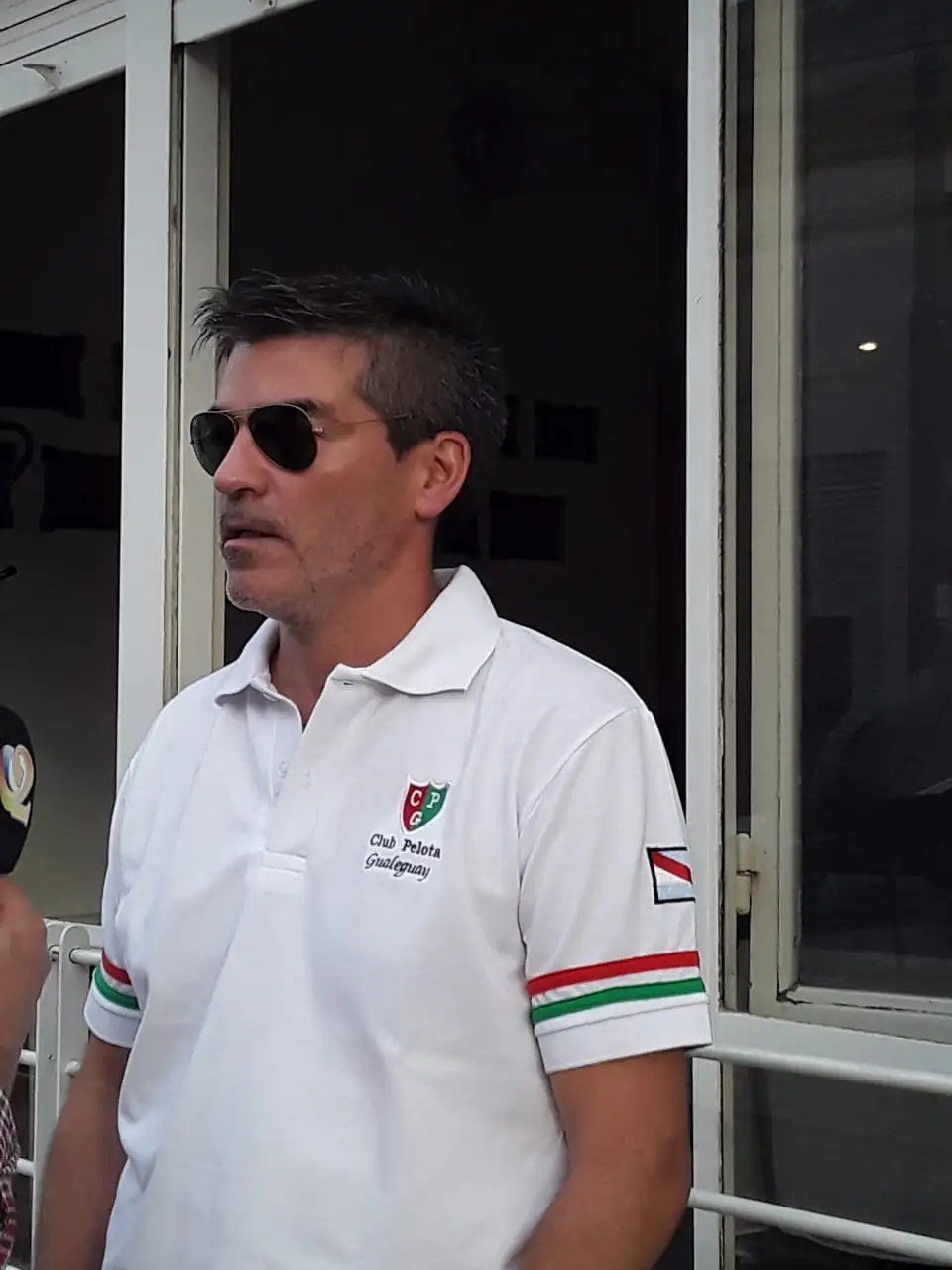 El presidente del Club Pelota Gualeguay Nicolás Bereciaru y la expectativa por el almuerzo criollo del venidero domingo 1º de Mayo.