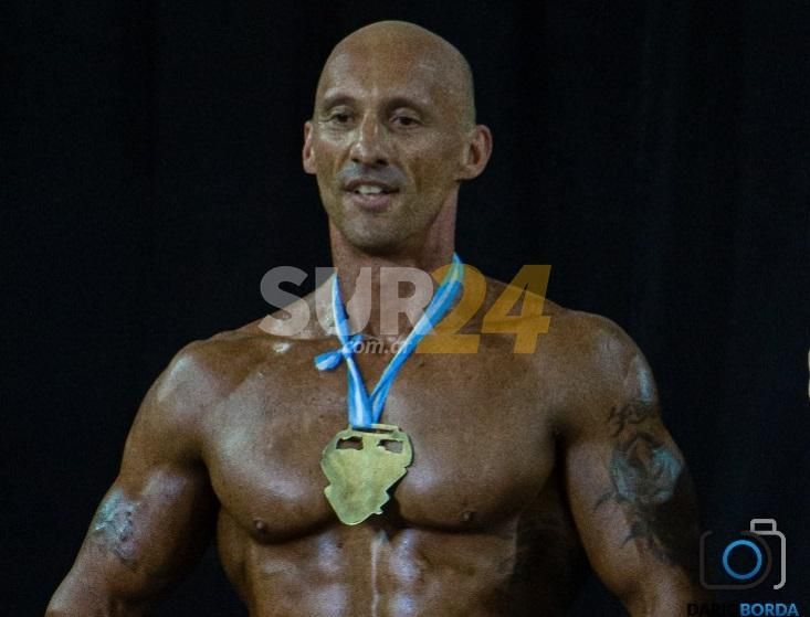 Oscar Quiroga, un campeón de fisicoculturismo