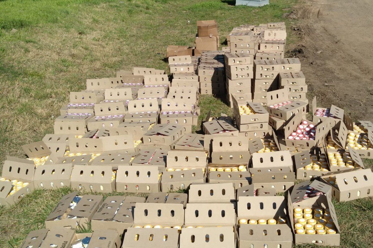 Decomisaron casi 6.000 potes de yogur en mal estado que se transportaban para consumir en Gualeguaychú
