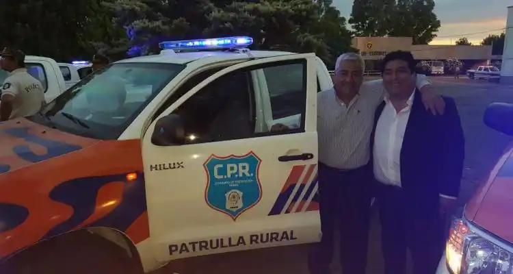 Salazar anunció que recibirá dos móviles para la Patrulla Rural