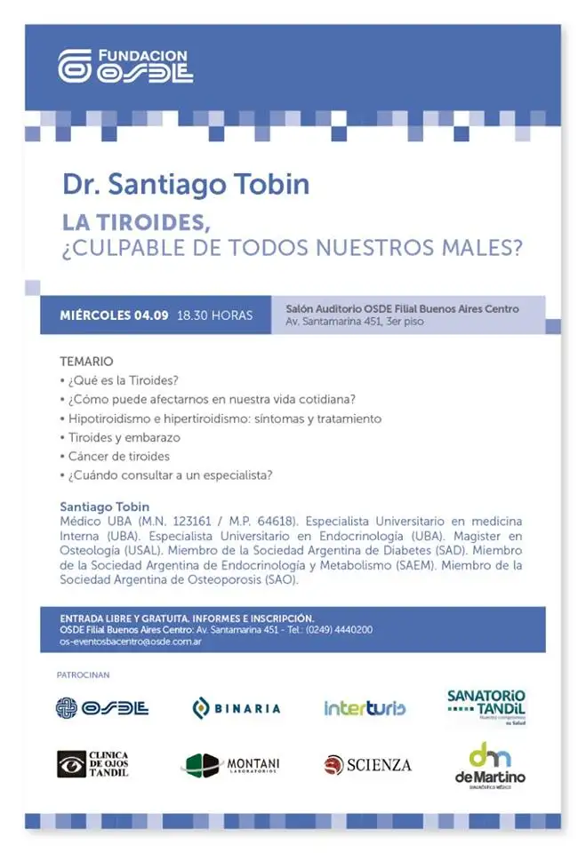 Entrevista a Santiago Tobim - Buenas y Santas