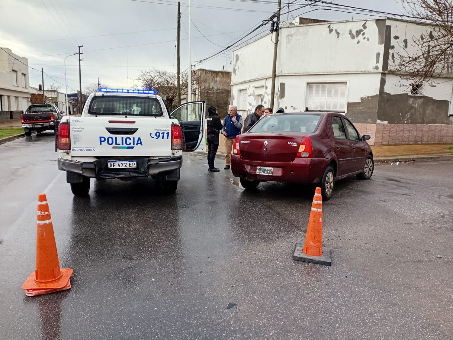 Un hombre de 68 años fue trasladado al hospital luego de un accidente en 11 de Septiembre y Montevideo