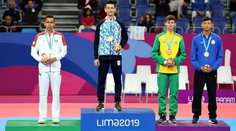 Lucas Guzmán se quedó con la medalla de oro en taekwondo