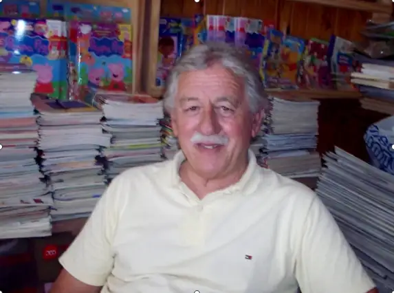 Daniel Vuoto, vendedor de diarios,  un trabajo tradicional en la familia
