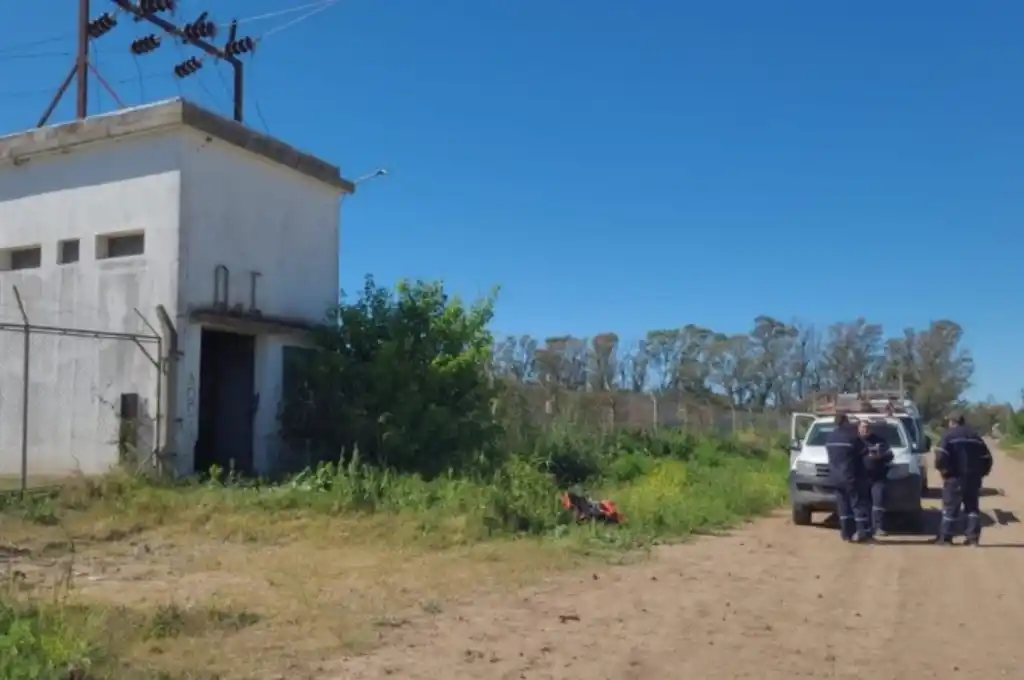 El joven sufrió una fuerte descarga eléctrica