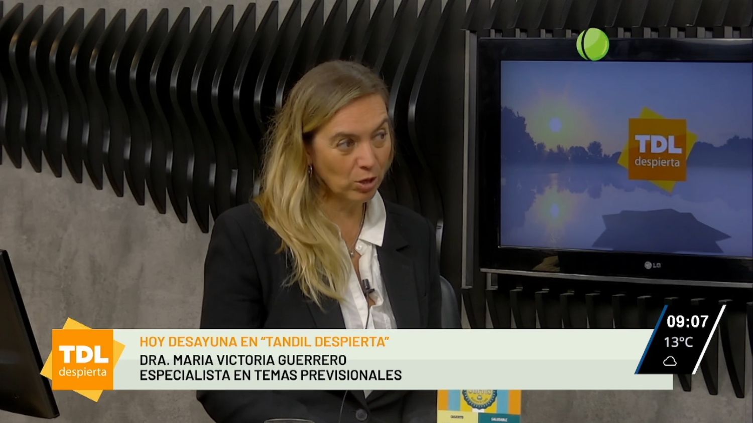 Dra. Maria Victoria Guerrero en Tandil Despierta por la 104 1 Tandil FM y ECO TV