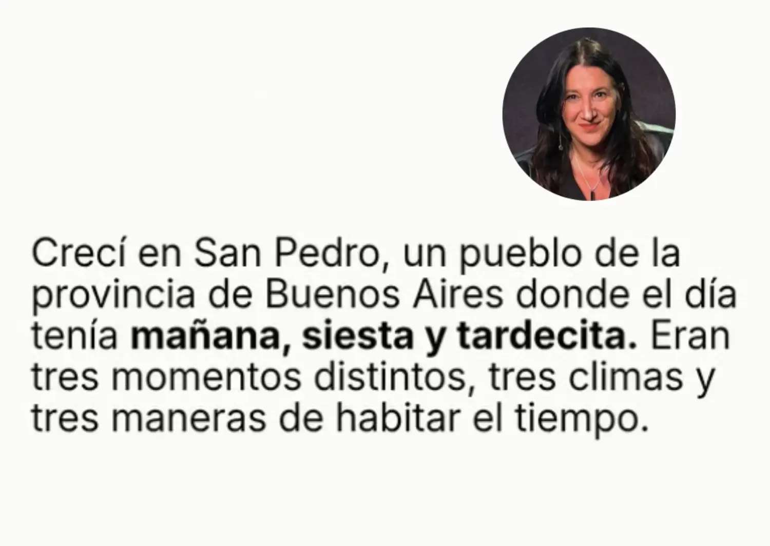 La nota fue publicada en agosto en la revista Oh La Lá.