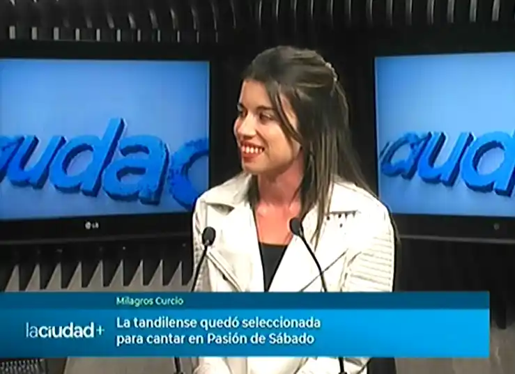 Milagros Curcio quedó seleccionada para cantar en Pasión de Sábado| La Ciudad