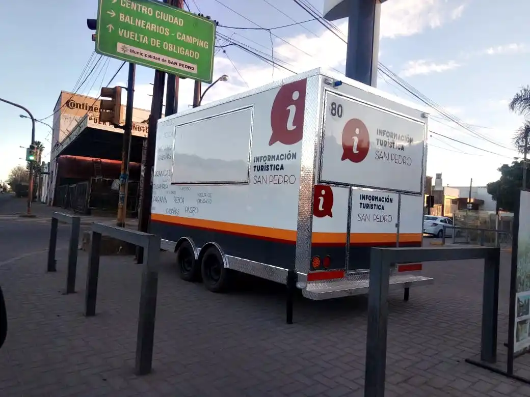 Retorna la información turística en el ingreso a la ciudad