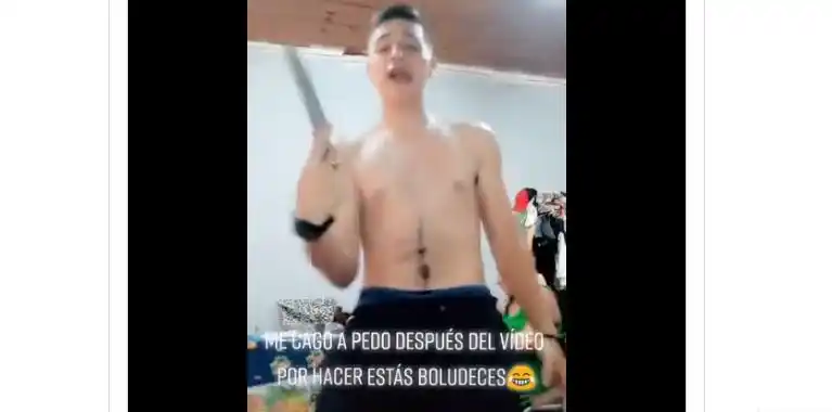 Asesinó a su primita de 9 años y amedrentó a la familia haciendo "la danza de la faca" en TikTok