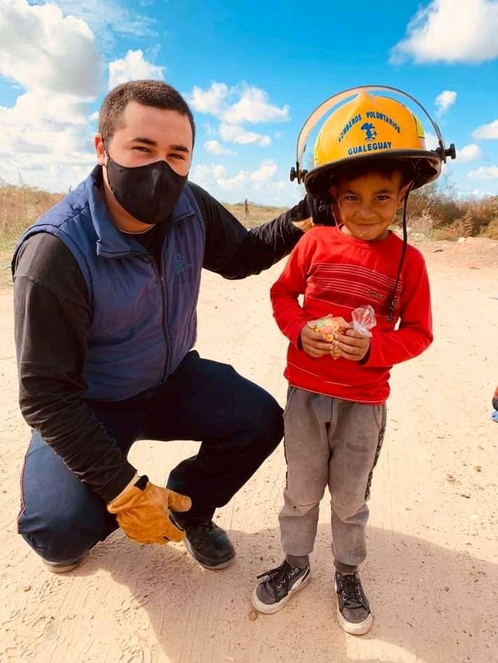 Nicolás Reynoso: "Desde chico supe que iba a ser bombero"