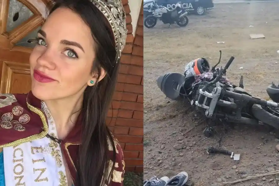 Una ex reina de la Vendimia lucha por su vida tras un accidente de tránsito