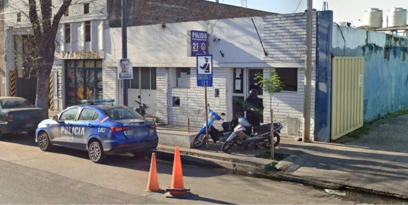 Comisaría 21 de Rosario. Crédito: Google Street View