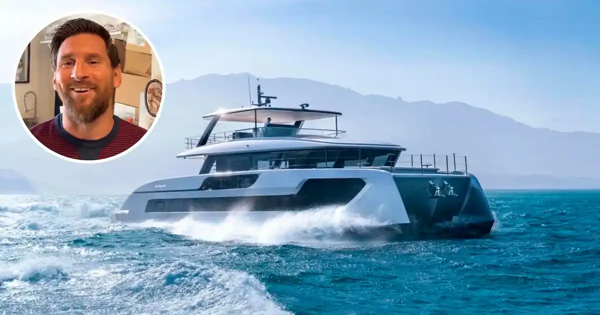 Lionel Messi expande su negocio con la compra de un lujoso catamarán Sunreef Ultima 88