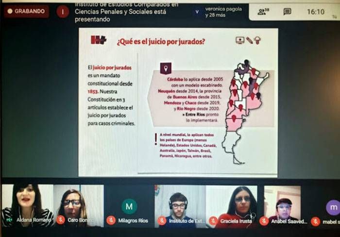 Periodistas de toda la provincia se capacitaron sobre el juicio por jurados