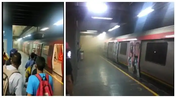 ¡PÁNICO EN EL METRO DE CARACAS! Explosión obliga al desalojo de un tren en Los Dos Caminos
