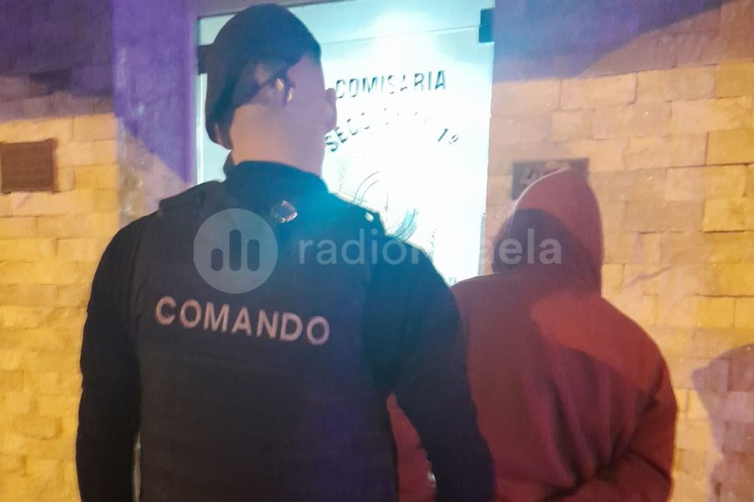 Encapuchado, trasladaba un cuadro de moto robada por barrio 2 de Abril