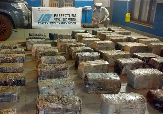 Entre Ríos: Incautan cargamento de marihuana de $9 millones 