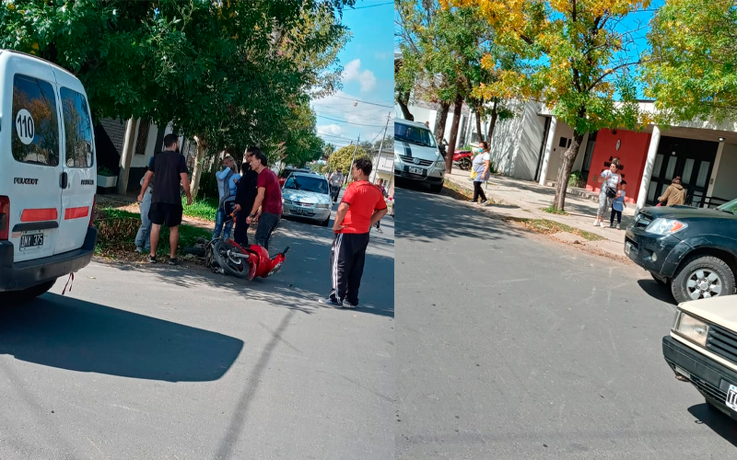 Accidente en Simonino y Miguel Porta: papás piden un lomo de burro para el jardín