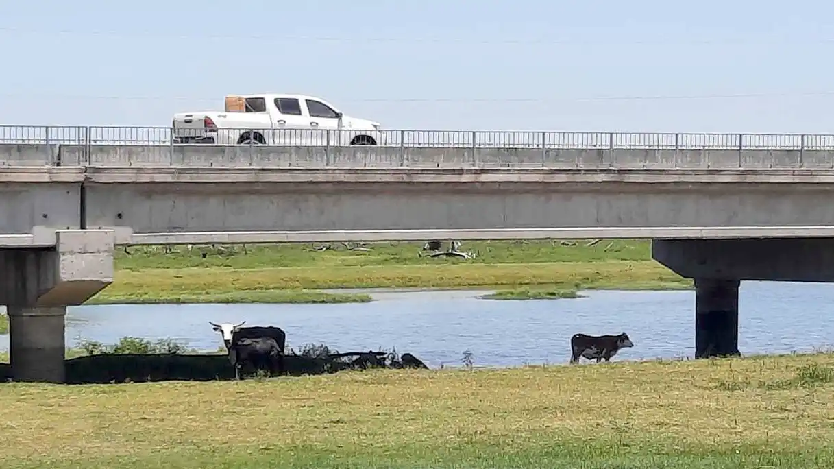 Inspeccionaron las obras de mitigación de crecidas