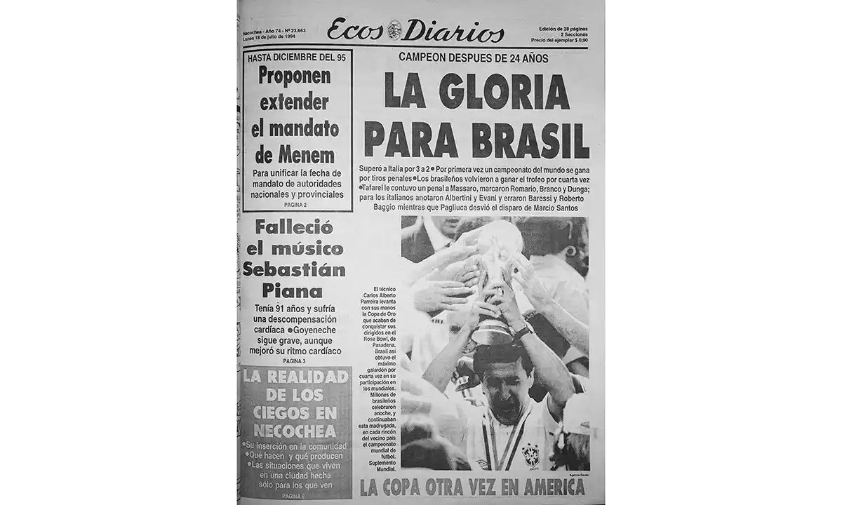 Lunes 18 de julio 1994