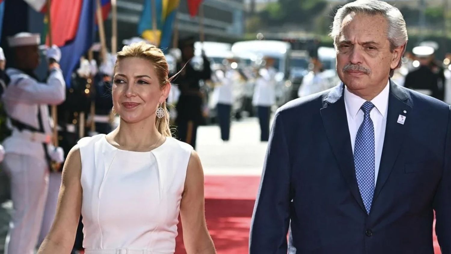Alberto Fernández y su expareja Fabiola Yáñez