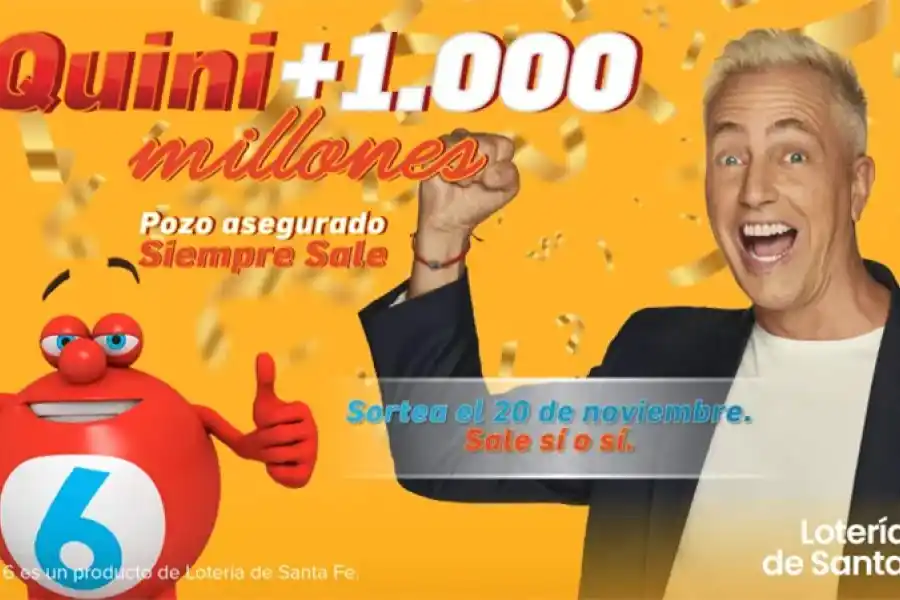 El Quini 6 tendrá un sorteo especial de $1000 millones: cuánto sale y cómo jugar
