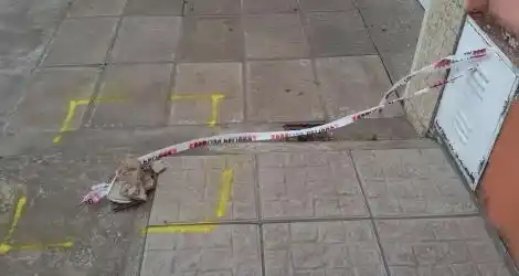 Marcas en una casa