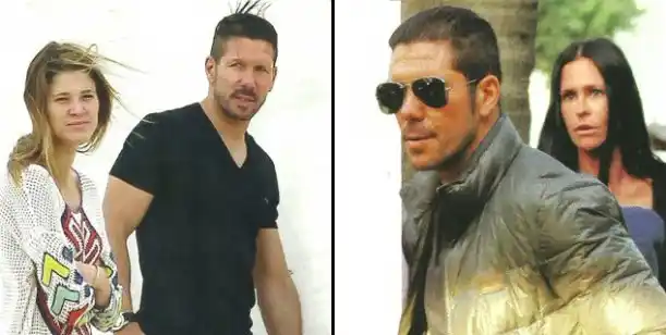 Offside: El Cholo Simeone está de novio pero se sigue viendo con su ex Carolina Baldini