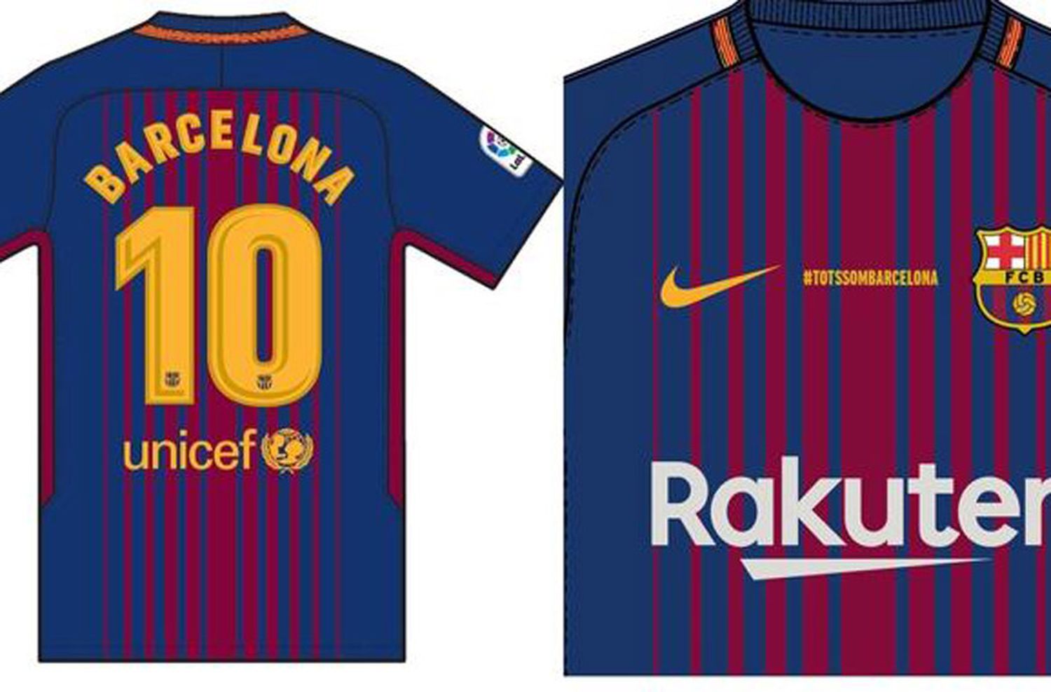 El Barcelona FC usará una camiseta especial en memoria a las víctimas del atentado