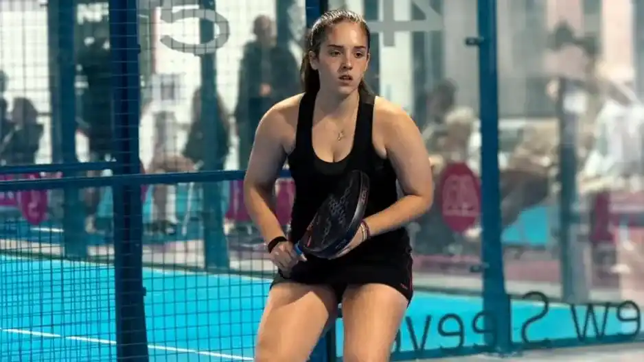 Felicitas Darboure y un buen momento en el pádel