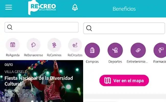 Turismo en Provincia: Se relanzó la App ReCreo