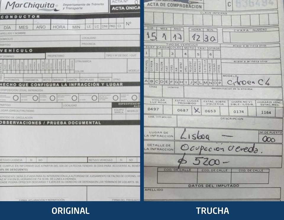 Mar Chiquita: Alertan por infracciones truchas