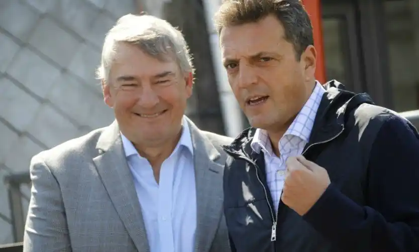 D'Onofrio junto a Sergio Massa.