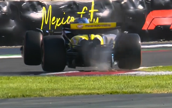 Colapinto en el Gran Premio de México de Fórmula 1: Clasificó 20° para la carrera