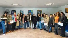 Inauguraron la muestra colectiva "Arte en Movimiento" 
en Puerto Ruiz