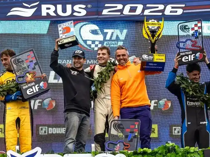 Tomás Vitar venció en la prueba final de TN Clase 2 disputada en el autódromo Roberto Mouras. Foto:APAT