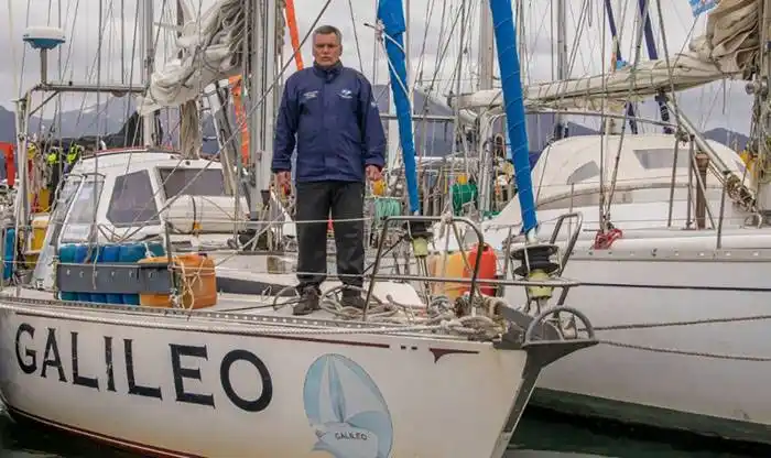 Un veterano de Malvinas concluyó una travesía en un velero por el Cabo de Hornos