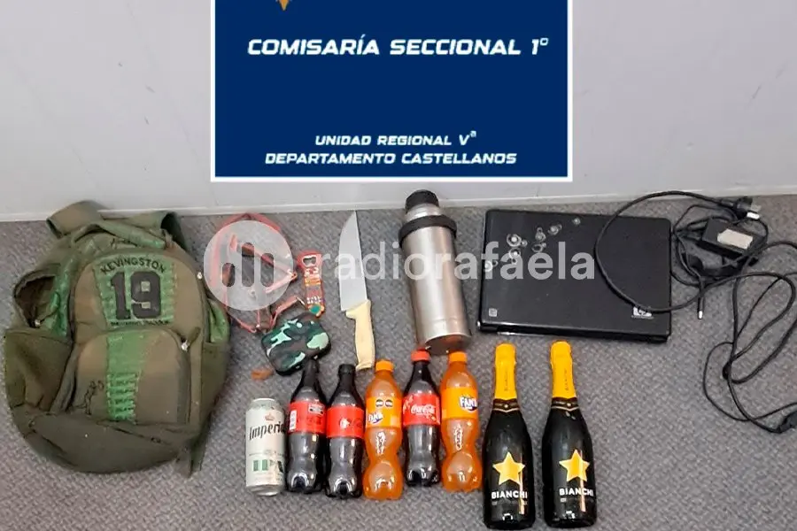 Lo detuvieron luego de que robara en un comercio