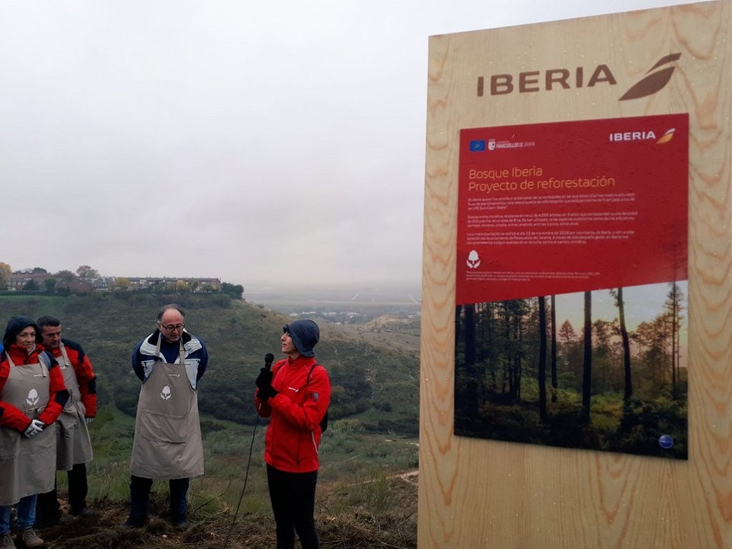 El proyecto «Bosque Iberia» finaliza su última fase de plantación de árboles en Paracuellos del Jarama