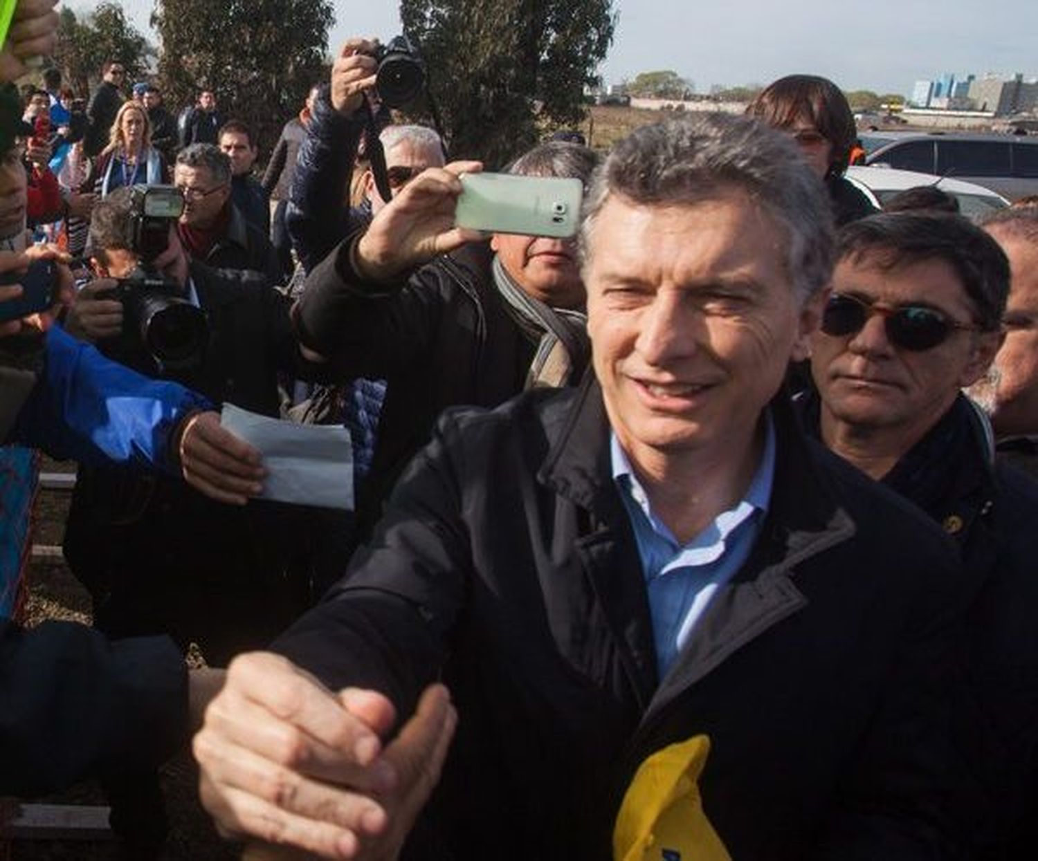 Confirman daños en el auto que trasladó a Macri