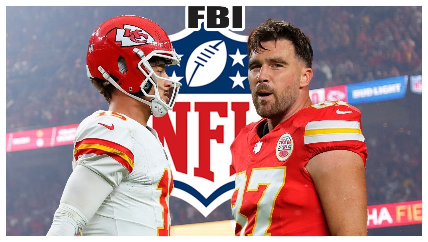 El FBI recomienda a Patrick Mahomes y demás atetas de la NFL reforzar la seguridad en sus hogares.